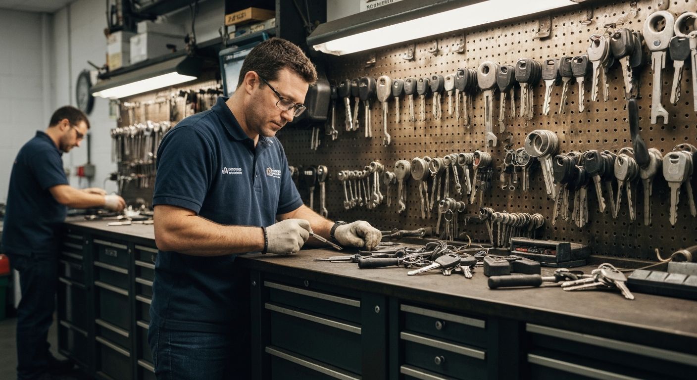 automotive key and locksmith information directory illustrating Lost Car Key Replacement Near Me in National: Mobile Key Cutting & Programming
